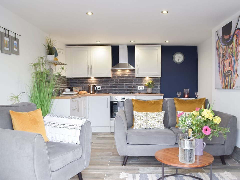 Open plan living space | Ravens Walk Apartment, West Cross