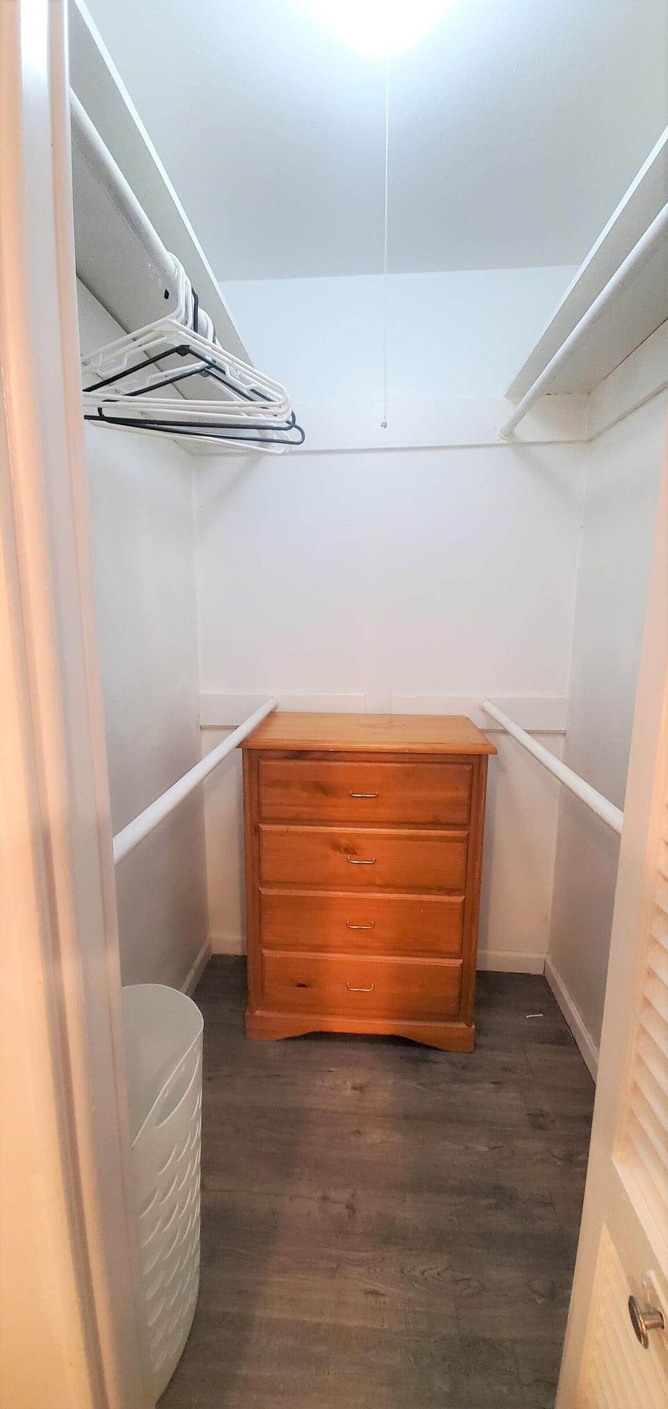 walk-in master closet