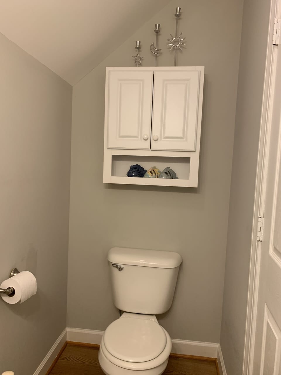 Half bath on the top floor