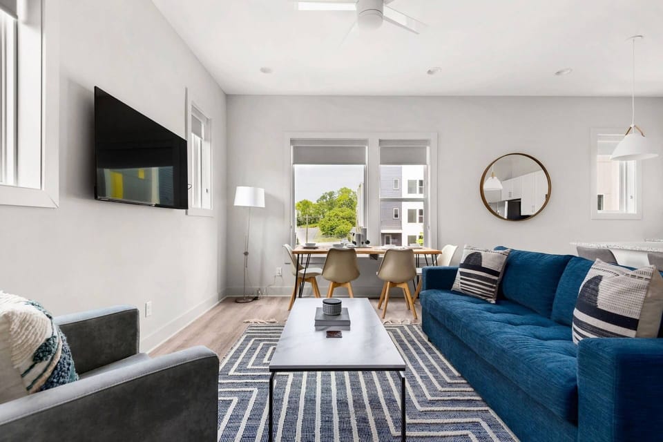 Queen Sleeper in the Living Area