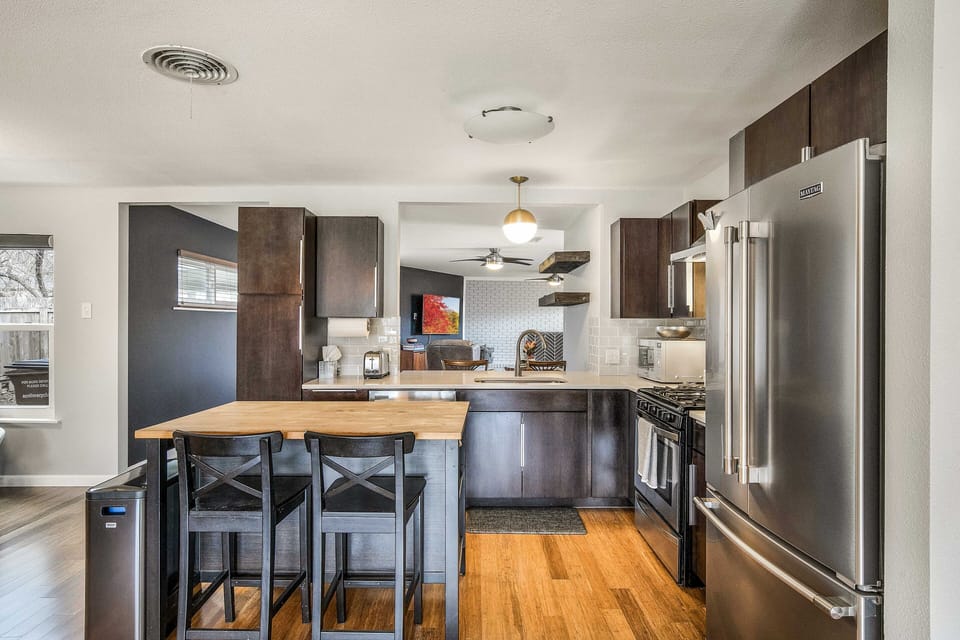 Spacious kitchen