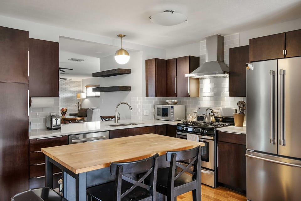 Fully-equipped kitchen with everything you'll need