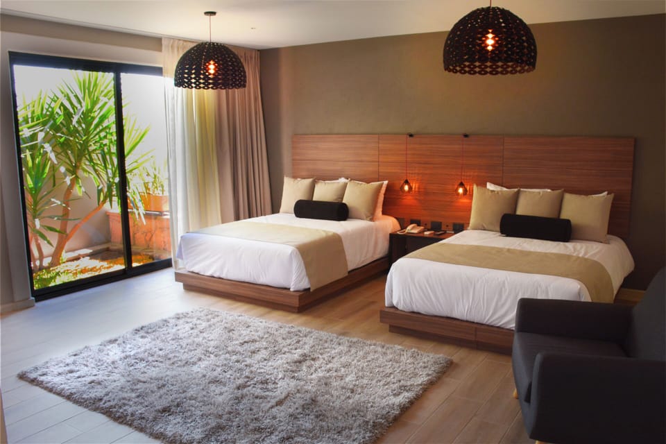 Down comforters, in-room safe, soundproofing, iron/ironing board
