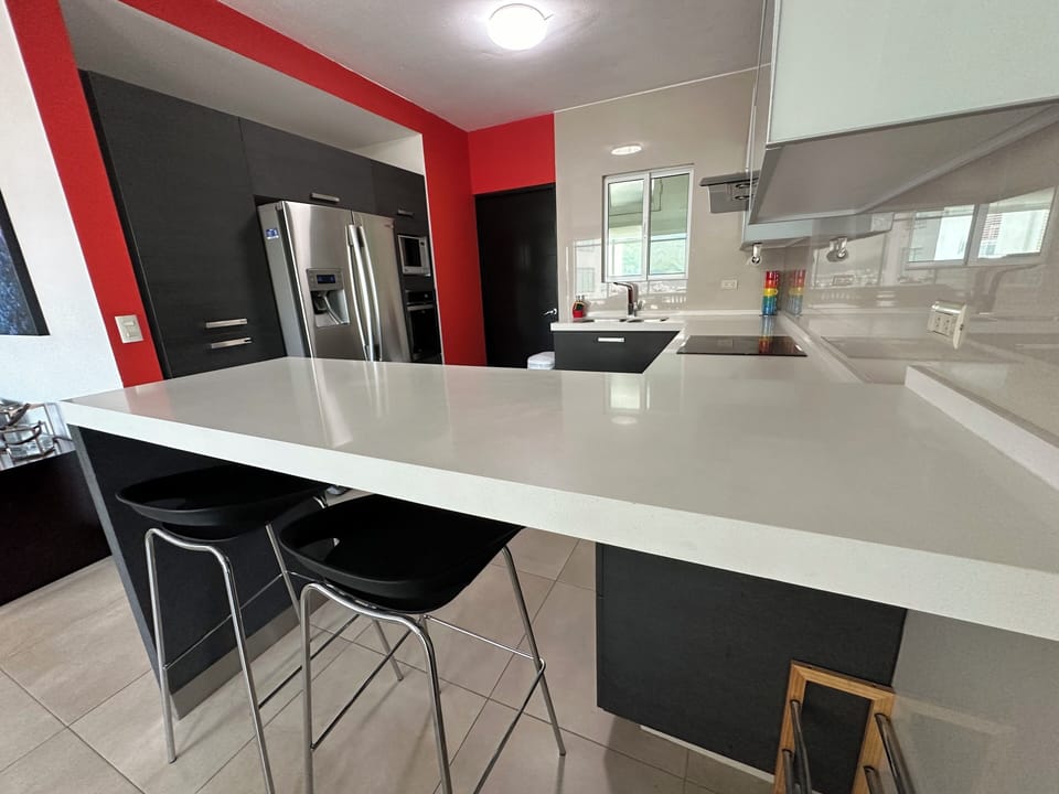 FULL KITCHEN WITH STOVE, OVEN, MICROWAVE