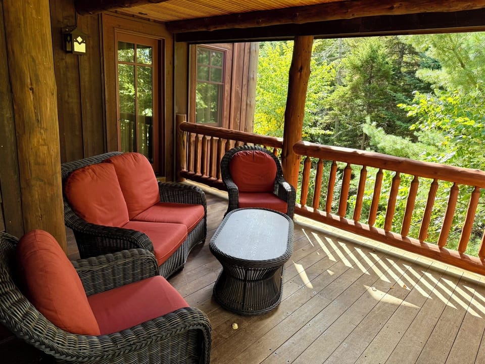 Large Corner Balcony.