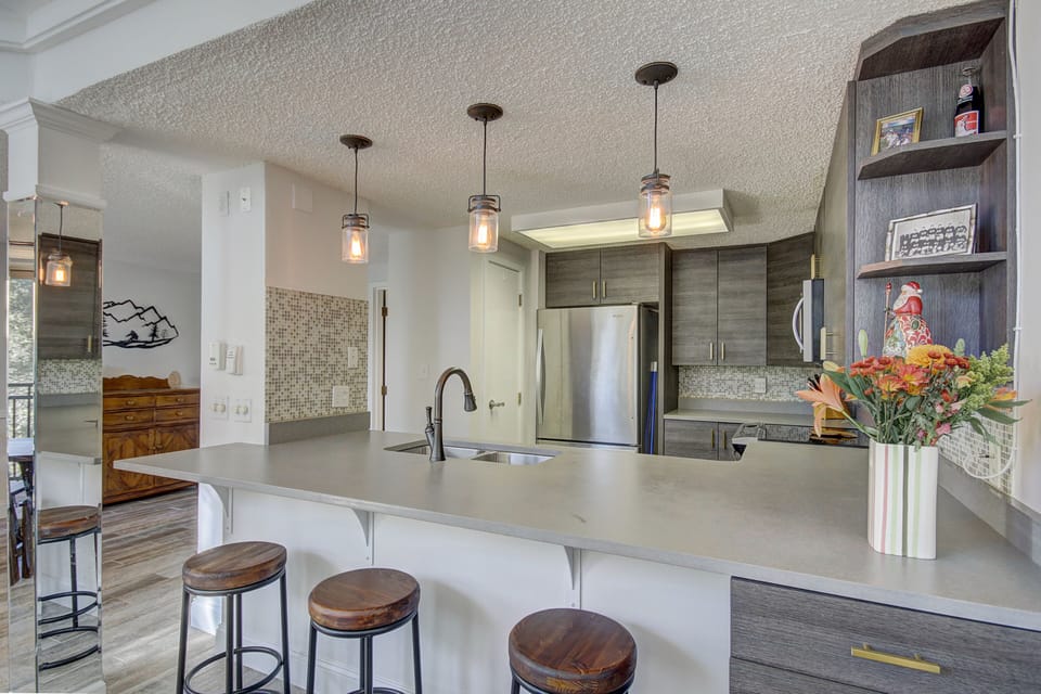 Never miss a moment, even while you're cooking in the open kitchen.