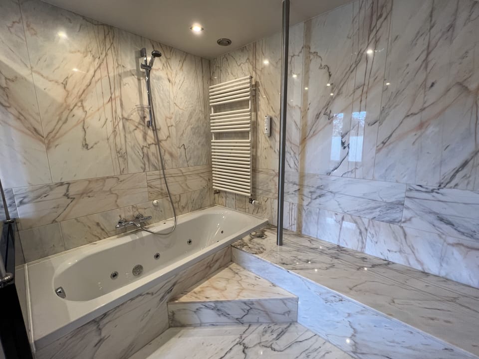 Suite | Bathroom | Free toiletries, hair dryer, towels