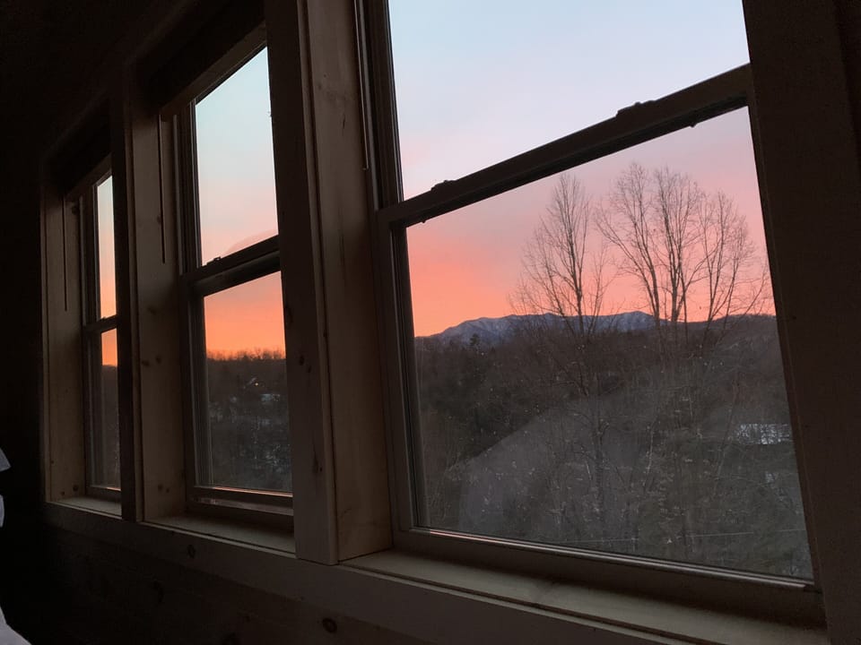 Views from the master bedroom.