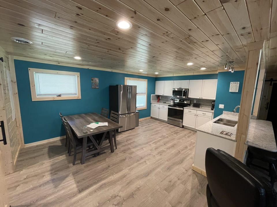 Fully stocked kitchen 