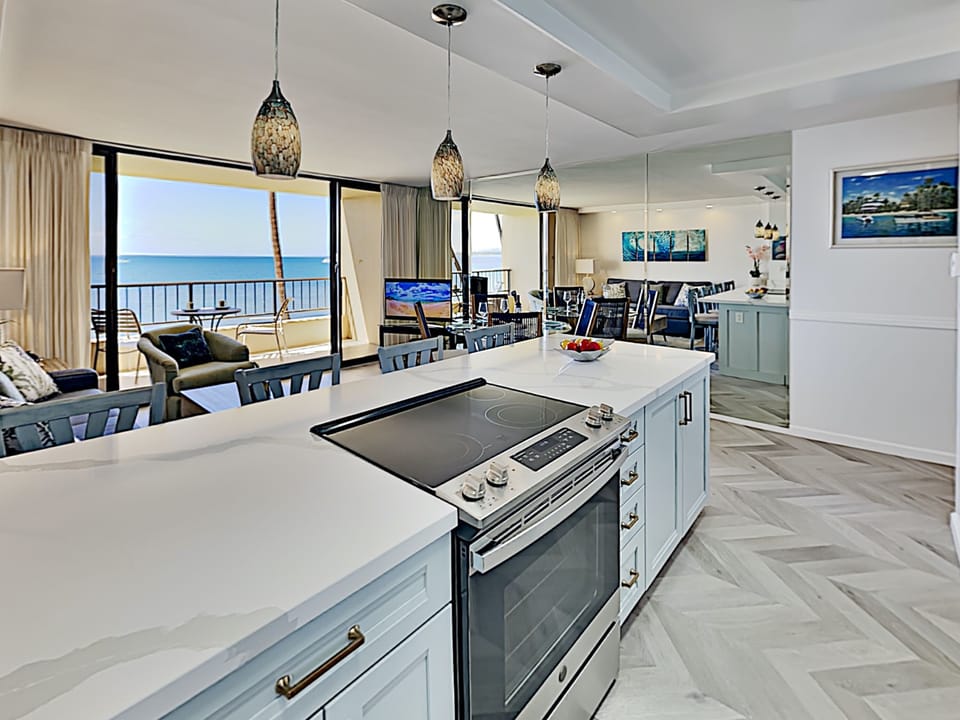 Your luxurious kitchen is newly updated with all new stainless steel appliances