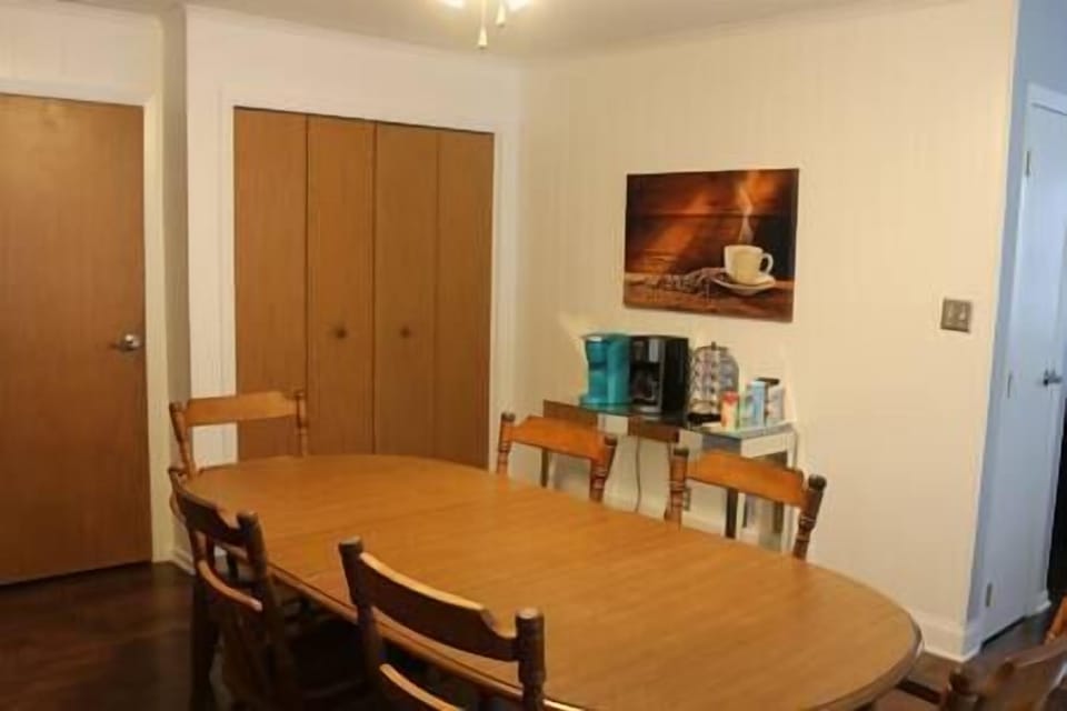 Very large kitchen table for projects, games and dinner!