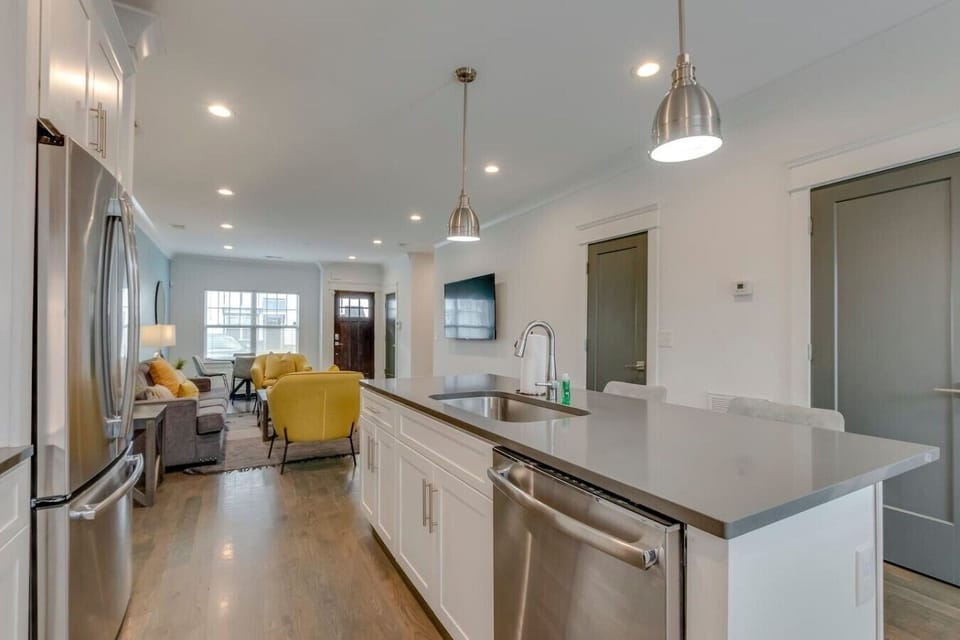 Open kitchen and living space, perfect for gathering