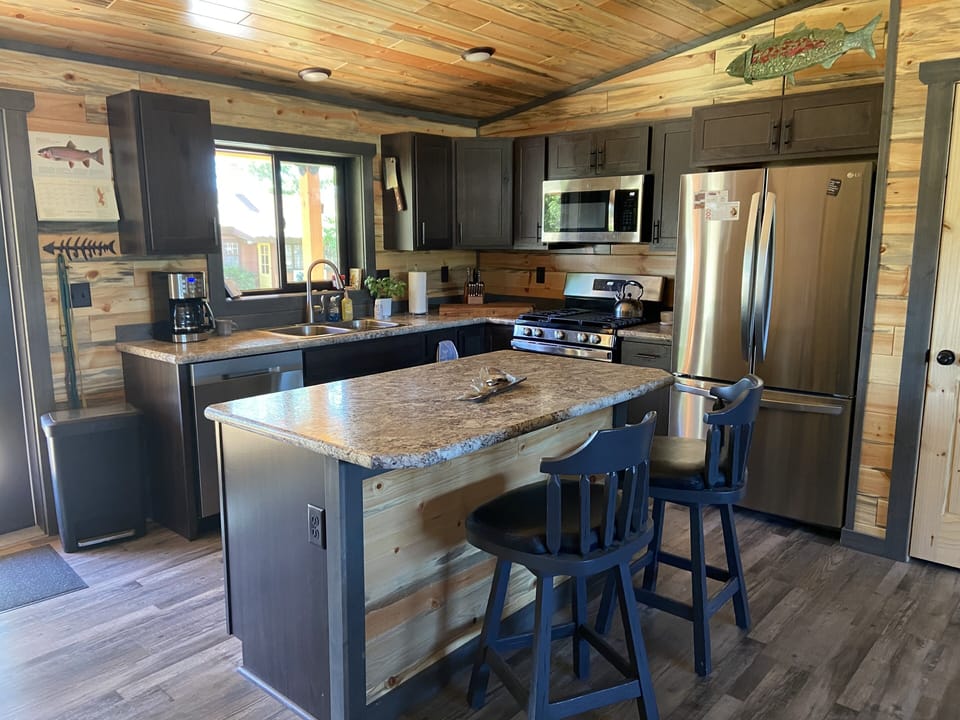 Newly equipped kitchen, with everything you might need to cook any meal!