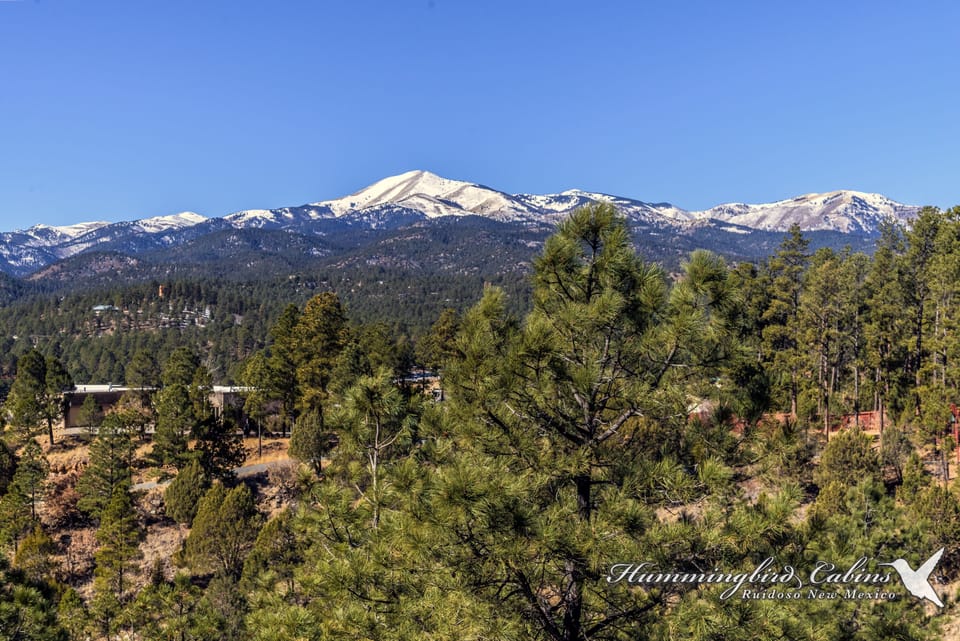 Views of Sierra Blanca off the deck