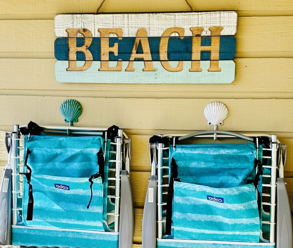 Beach Chairs on Balcony
