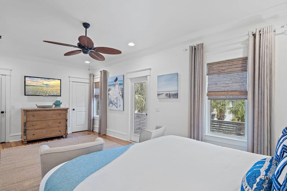 All Decked Out - Seacrest Beach - Second Floor - King Bedroom