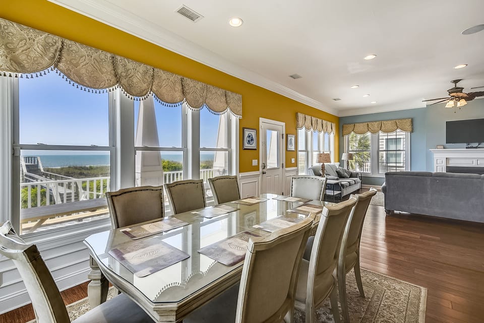 Enjoy a home cooked meal while talking about your fun filled day.