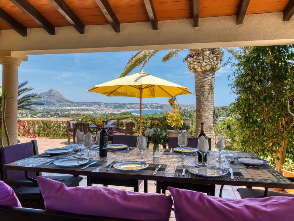 Table, Sky, Furniture, Property, Plant, Chair, Outdoor Table, Shade, Outdoor Furniture, Umbrella