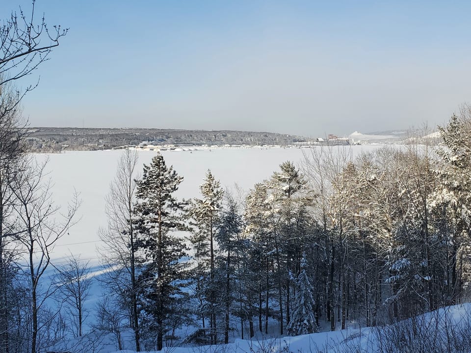 View from upper king bedroom!