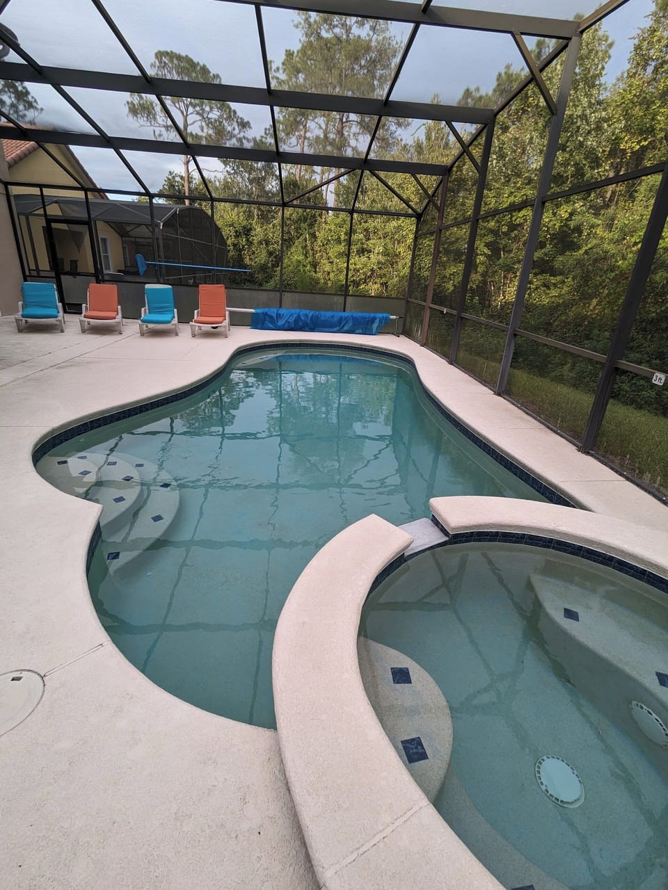 New pool lounge chair cushions 