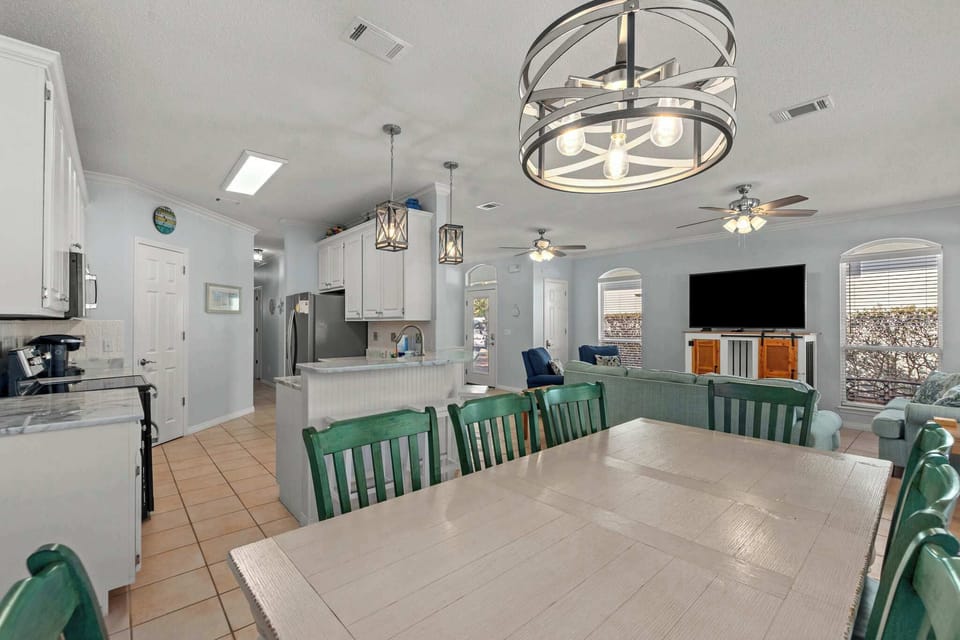 The heart of the home: dine, relax, and gather together.