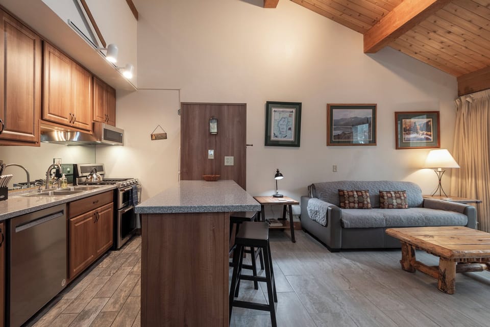 Kitchen & Living Room