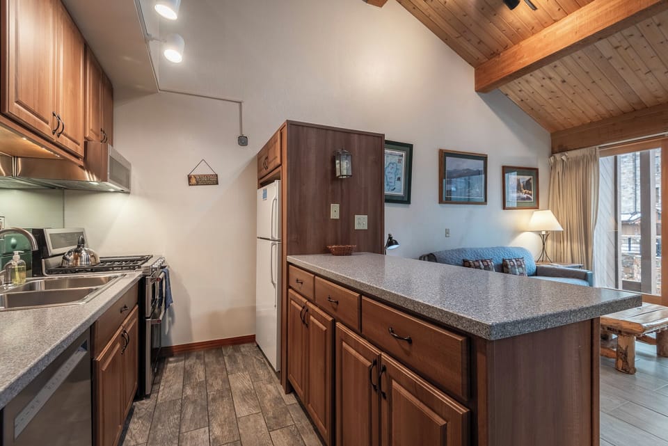 Kitchen where you will be cooking