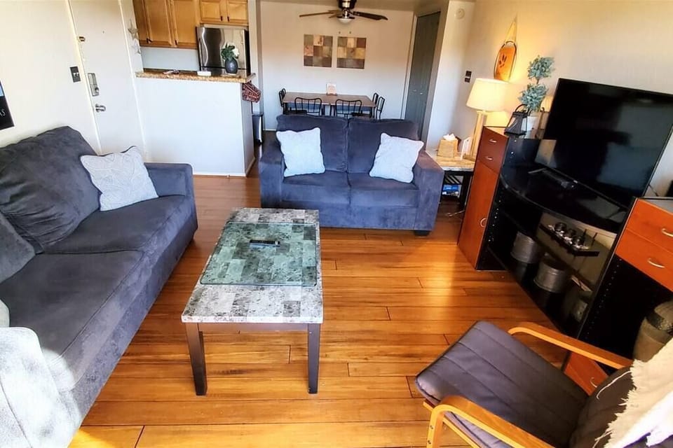 Living room with HDTV