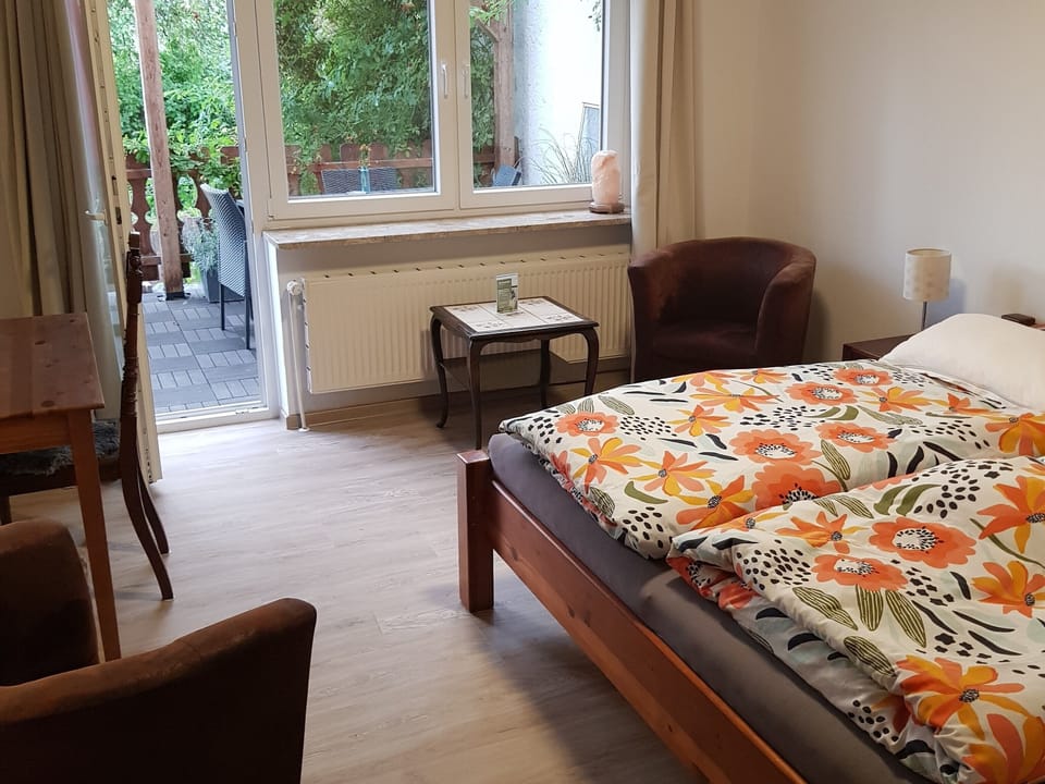 Comfort Double Room, Terrace | Premium bedding, individually decorated, individually furnished, desk