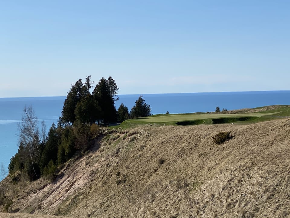Short drive to Arcadia Bluffs