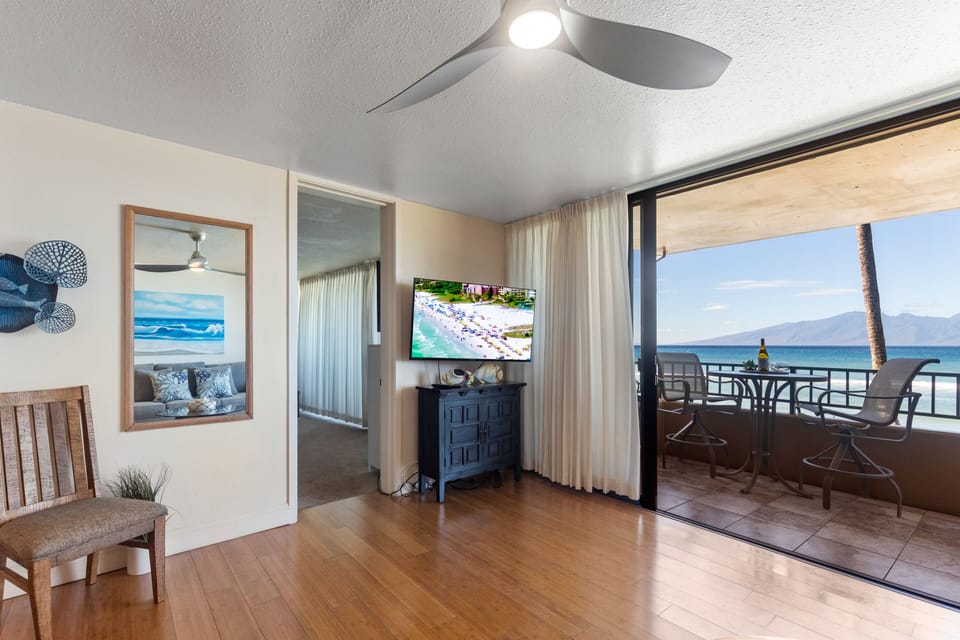 Ocean view from the living room