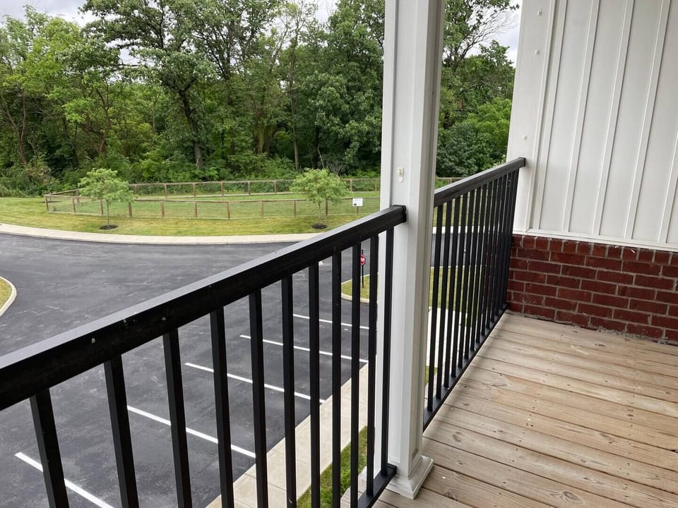 This apartment features a beautiful private balcony - perfect for relaxing in the morning with a cup of coffee or in the evening after a long day.