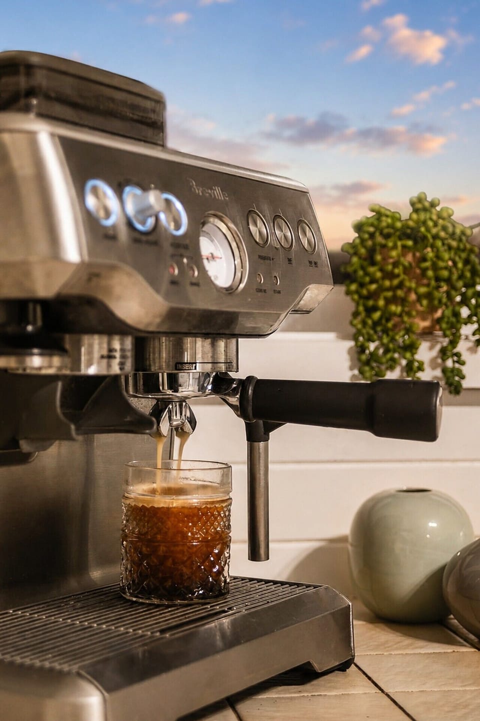 Crafted espresso for a luxe start to the day.