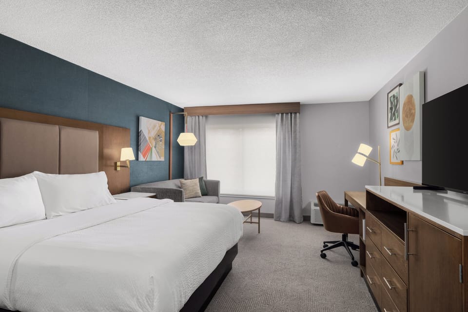 In-room safe, desk, blackout drapes, iron/ironing board
