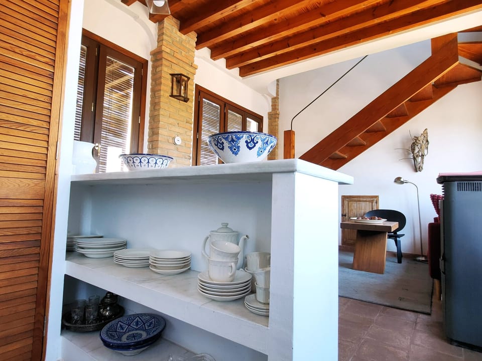 Cocina del Torreón con menaje