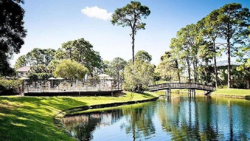 Pond and Pool Area