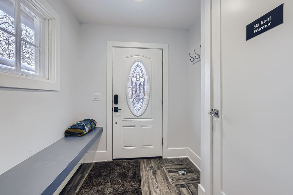 Mud room at the back of the house (also where you will enter from).