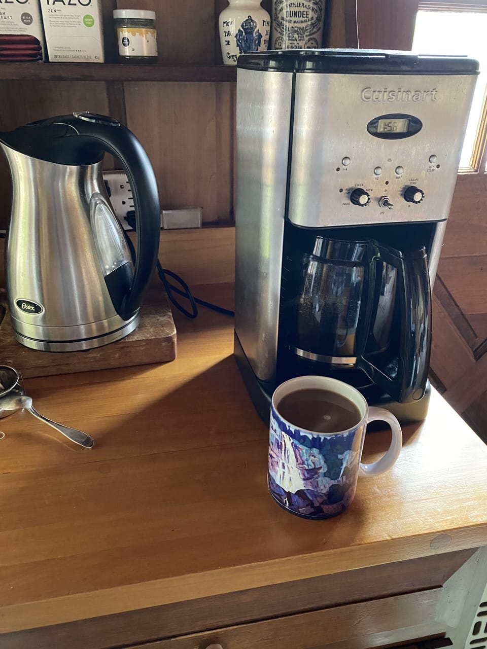Cuisinart coffee maker and kettle