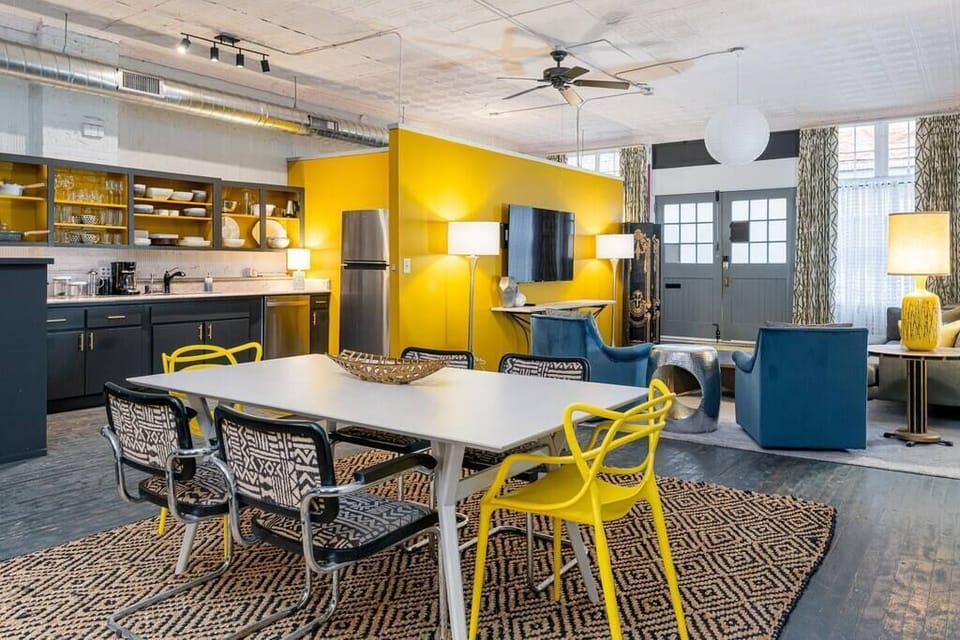 A curated dining area that’s as stylish as it is functional.