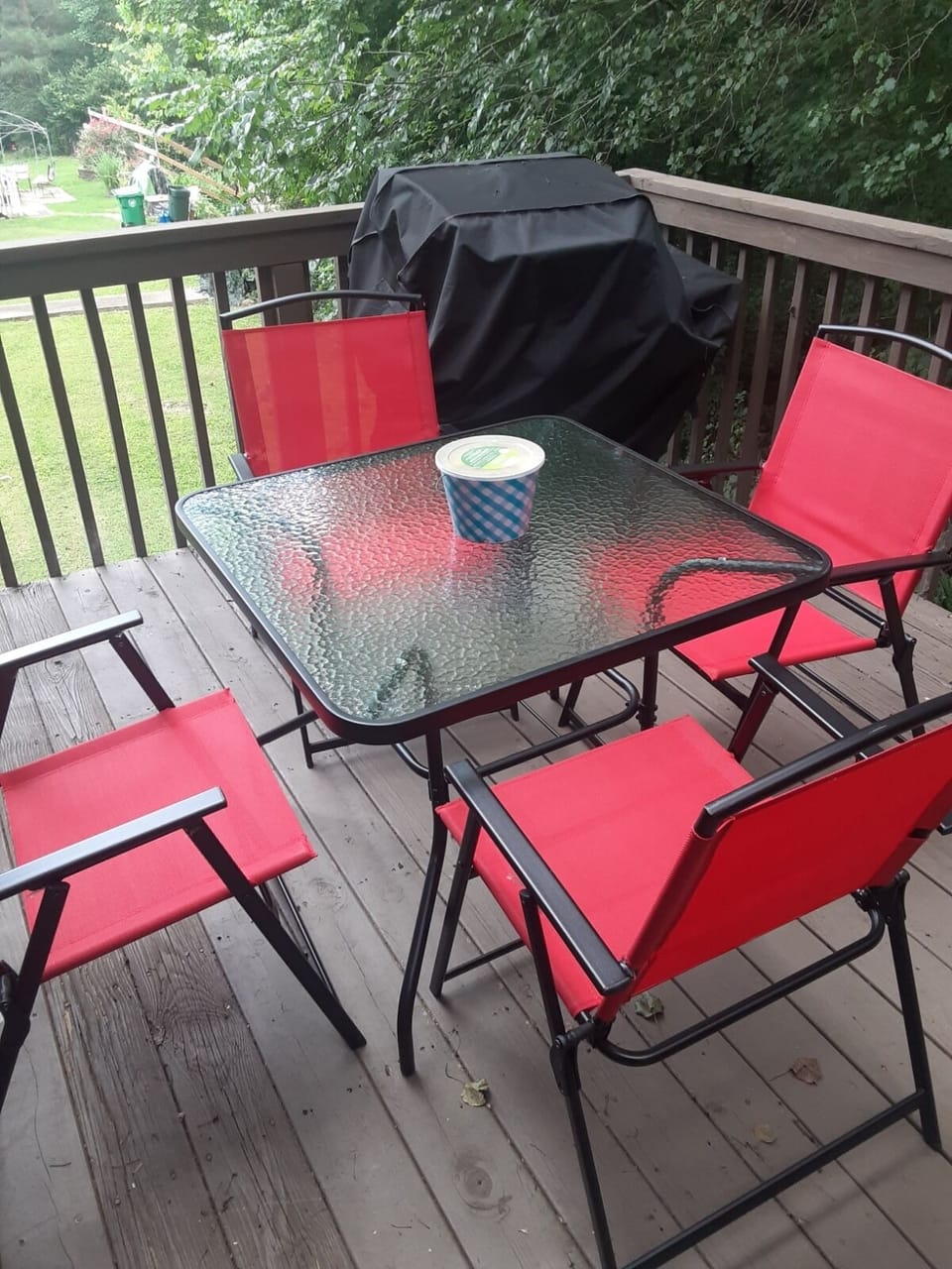 Deck area