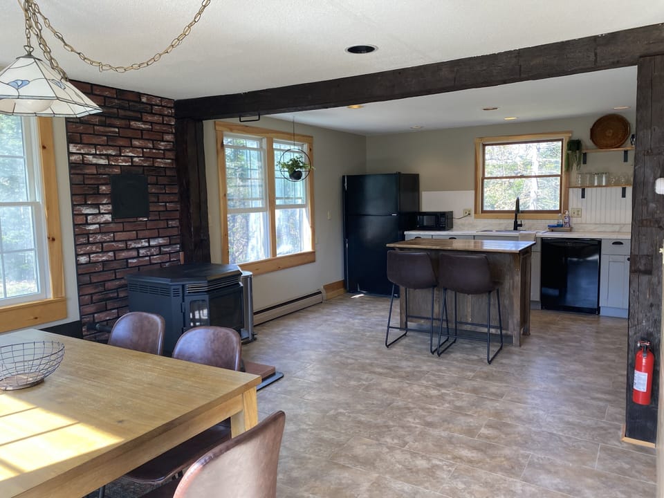 Open concept Kitchen & Dining room