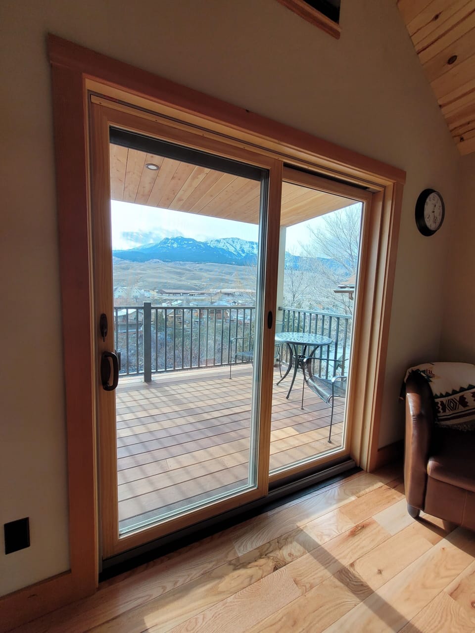 View from North Sliding Glass Doors