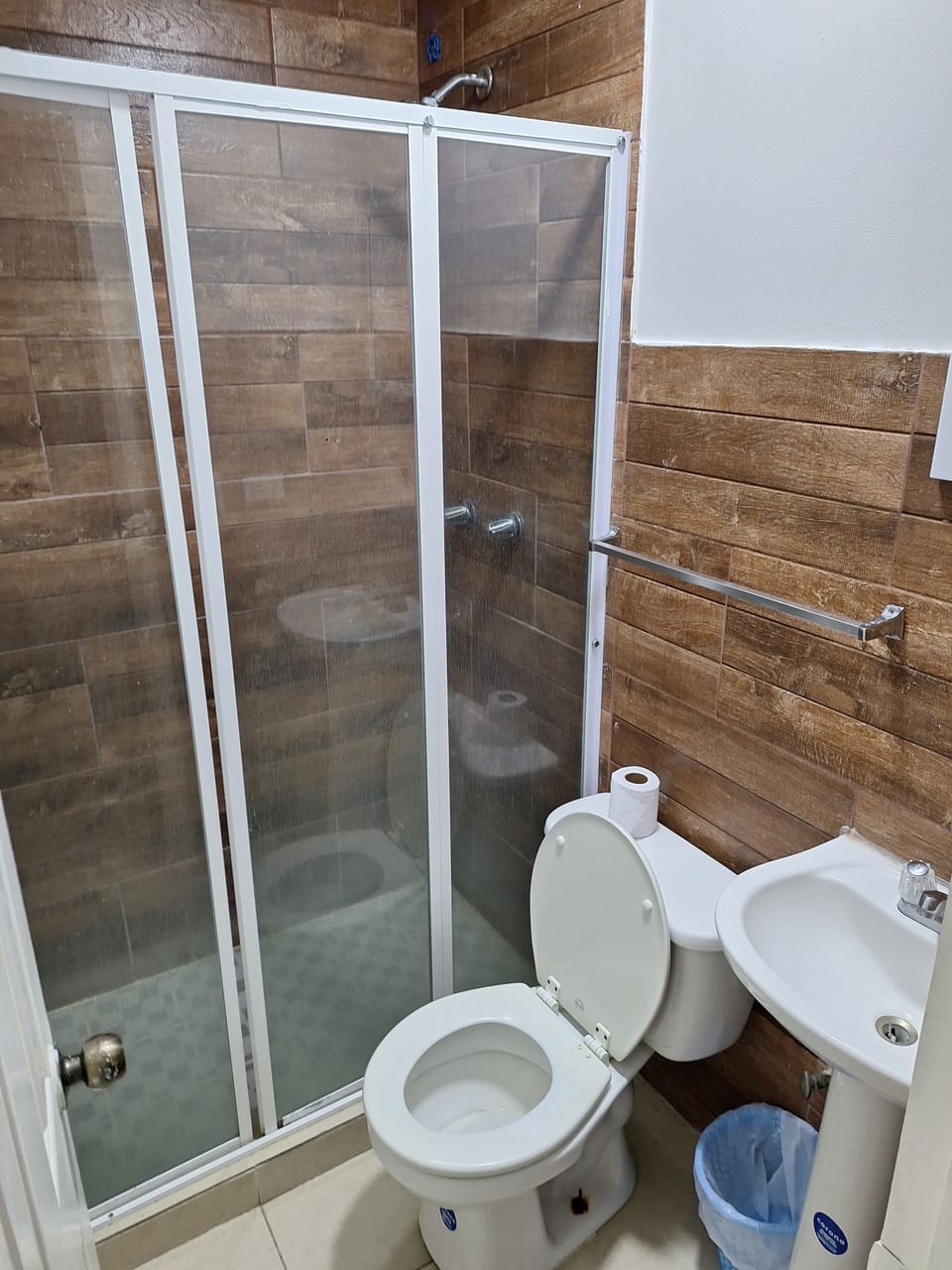 Classic Double Room | Bathroom | Shower, towels, soap, toilet paper
