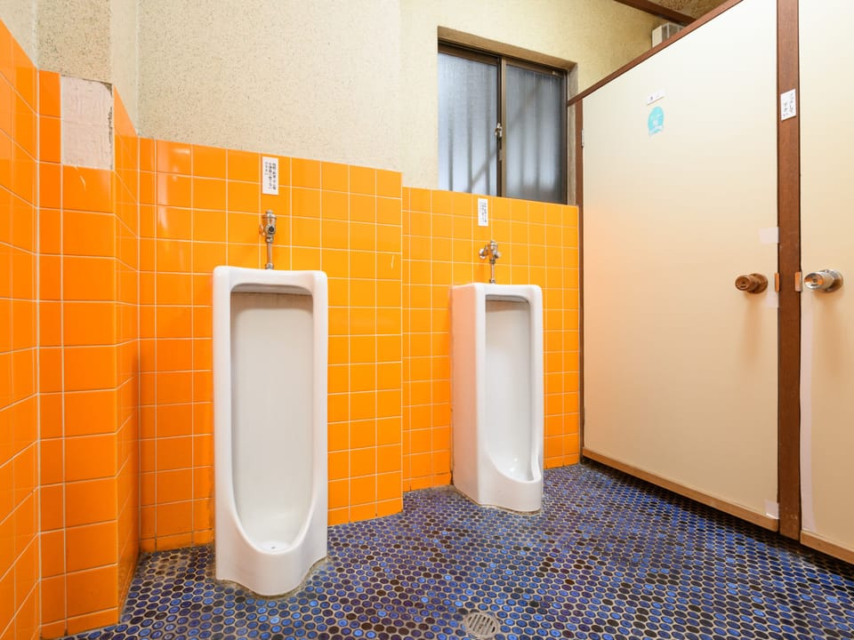 Separate tub and shower, towels