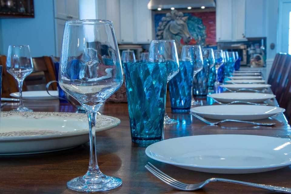 Enjoy a formal dinner while staying with us.  We have some great caterers to recommend.