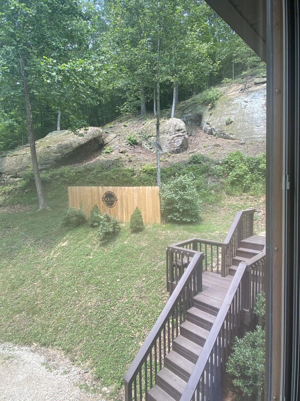 One of the views from Bedroom 1