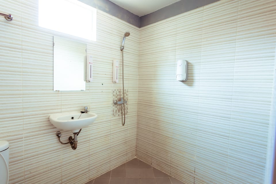 Deluxe Double Room | Bathroom | Shower, towels, soap, shampoo