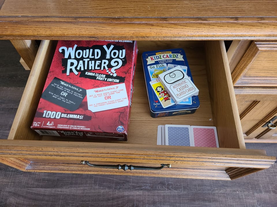 Fun games to enjoy during your stay