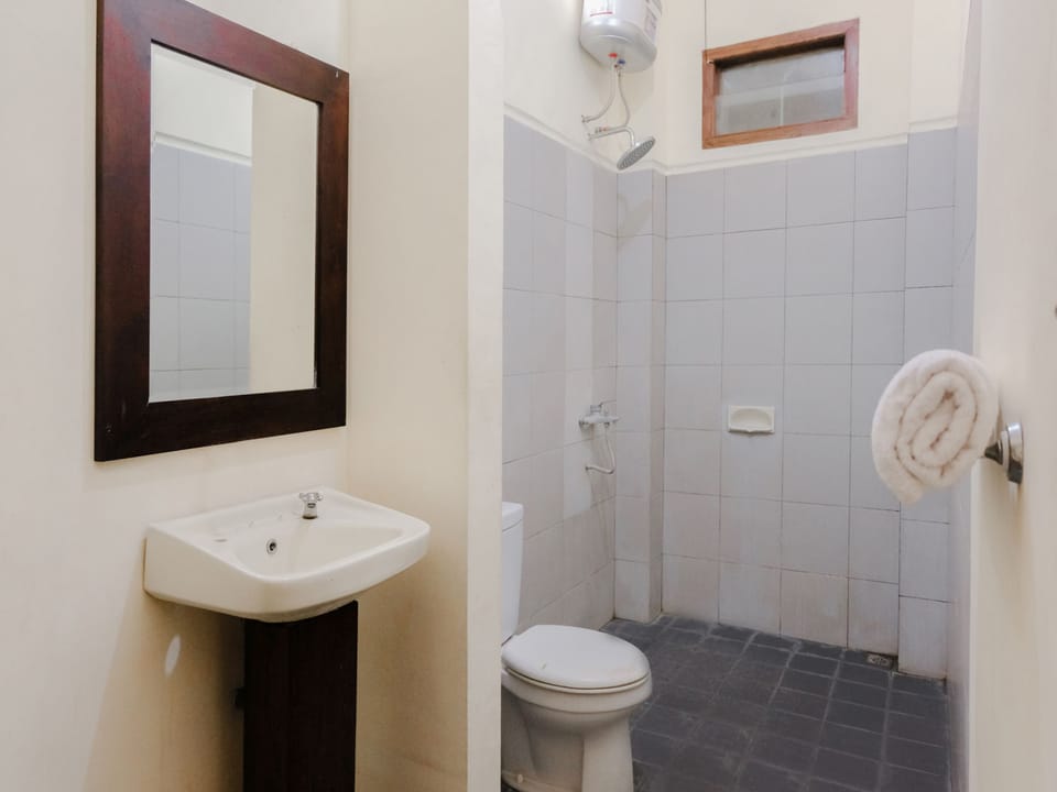 Deluxe Double Room | Bathroom | Shower, towels, soap, shampoo