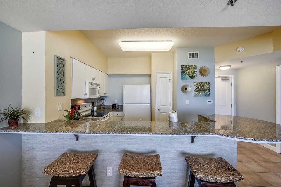 Full-Size Kitchen with Bar Seating